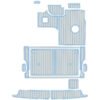EVA foam boat flooring 1999 bayline 2855 Anti-slip mat Custom (10) 1 Kit EVA foam boat flooring 1998-2001 Bayliner 4087 Aft