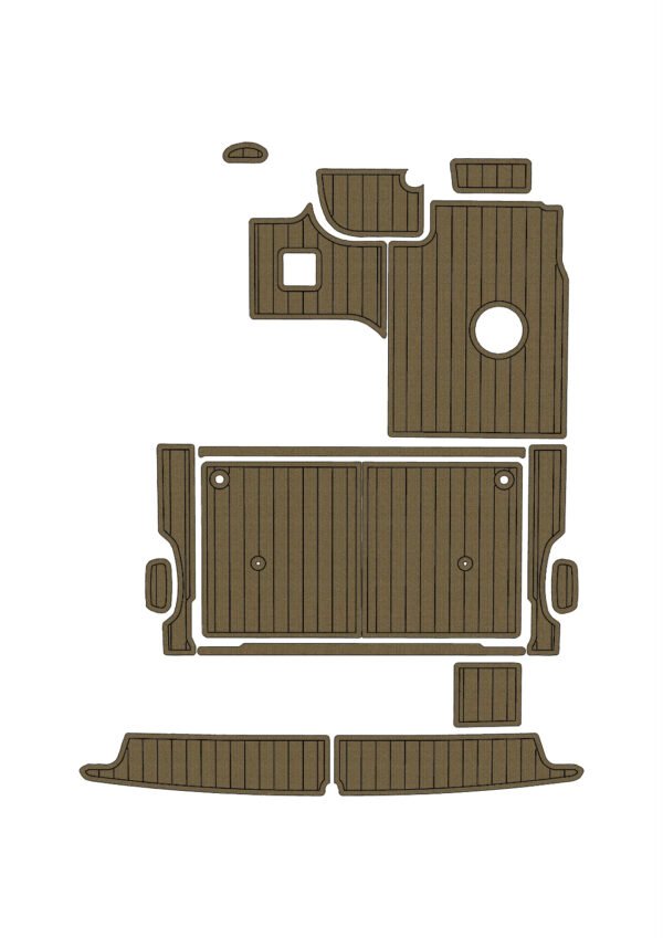 EVA foam boat flooring 1999 bayline 2855 Anti-slip mat Custom (6) 1 Kit EVA foam boat flooring 1998-2001 Bayliner 4087 Aft