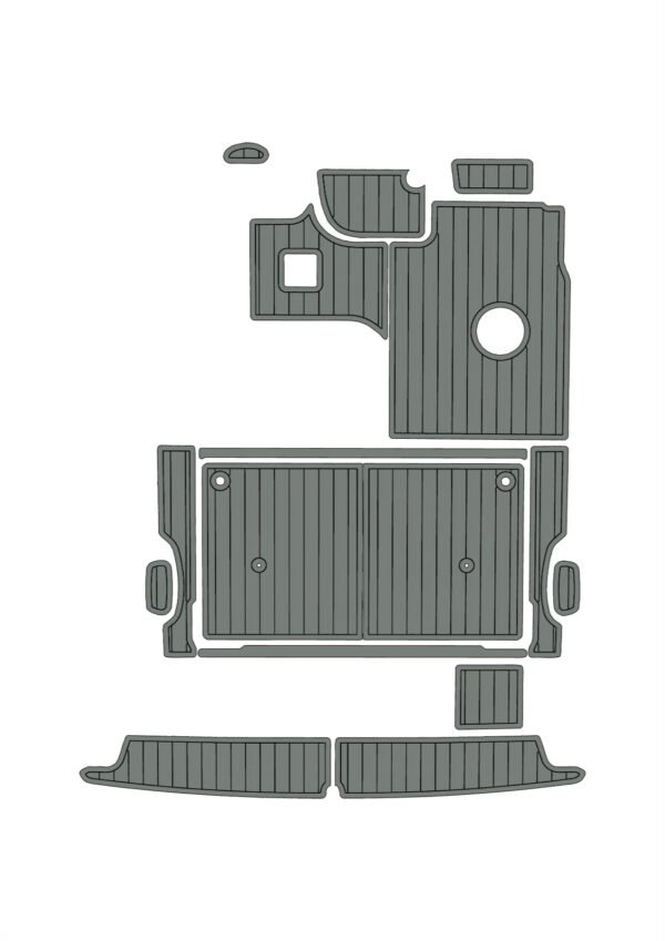 EVA foam boat flooring 1999 bayline 2855 Anti-slip mat Custom (7) 1 Kit EVA foam boat flooring 1998-2001 Bayliner 4087 Aft