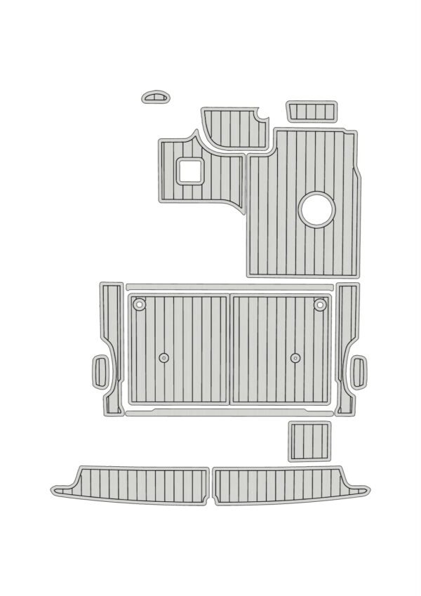 EVA foam boat flooring 1999 bayline 2855 Anti-slip mat Custom (9) 1 Kit EVA foam boat flooring 1998-2001 Bayliner 4087 Aft