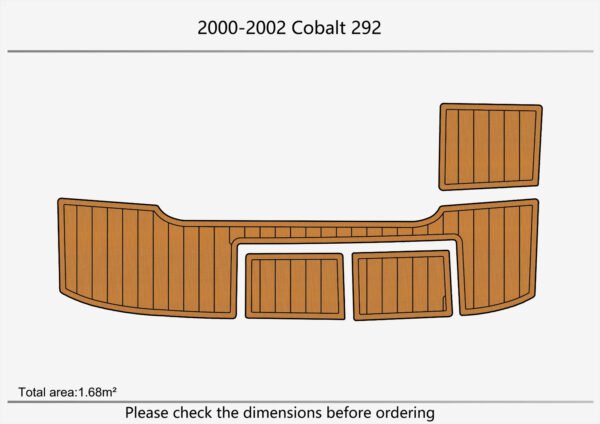 EVA foam boat flooring 2000-2002 cobalt 292 SP (1) 1 Kit EVA foam boat flooring 2000-2002 cobalt 292 SP