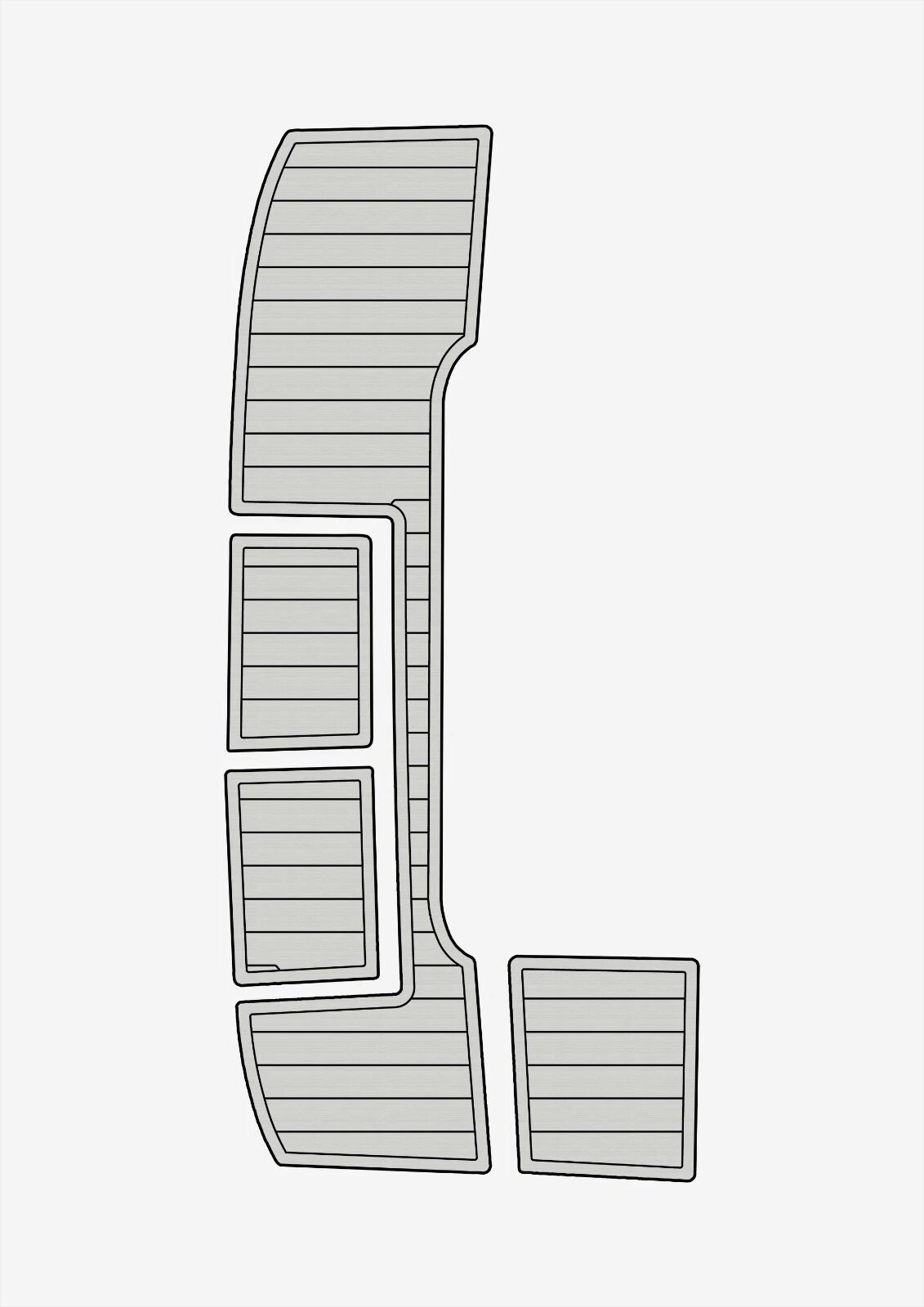 1 Kit EVA foam boat flooring 2000-2002 cobalt 292 SP