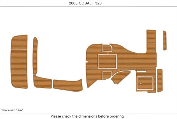 EVA foam boat flooring 2008-2014 Cobalt 323 (12) 1 Kit EVA foam boat flooring 2008-2014 Cobalt 323