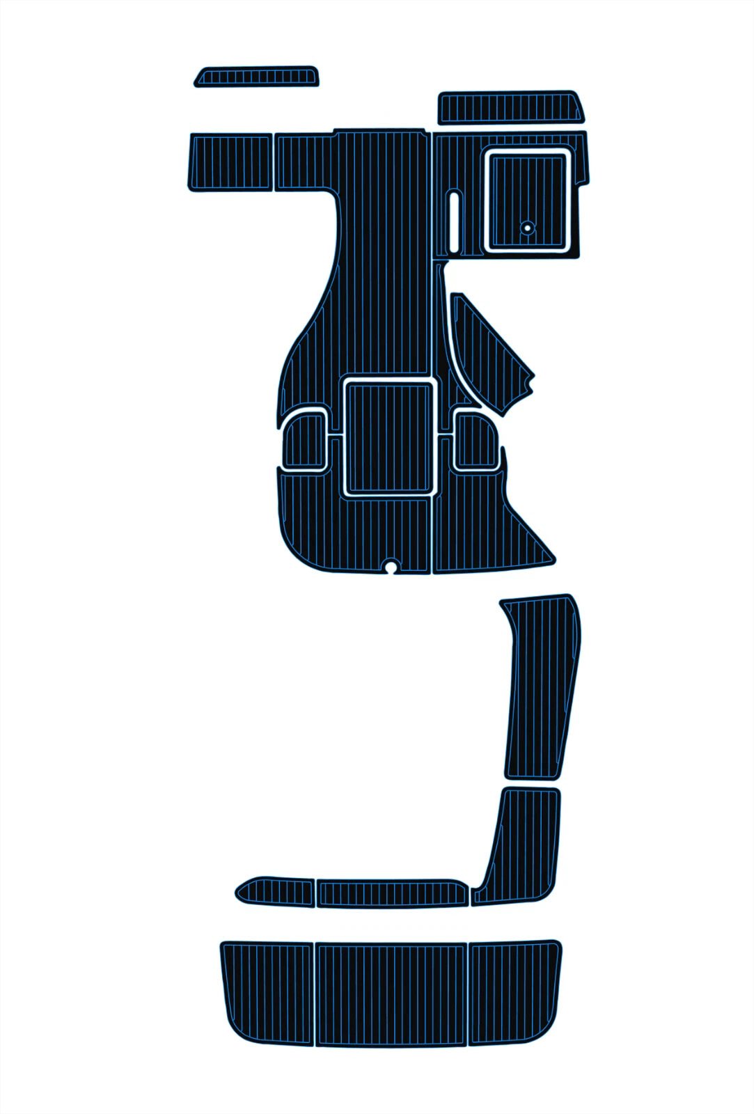 EVA foam boat flooring 2008-2014 Cobalt 323 (13) 1 Kit EVA foam boat flooring 2008-2014 Cobalt 323