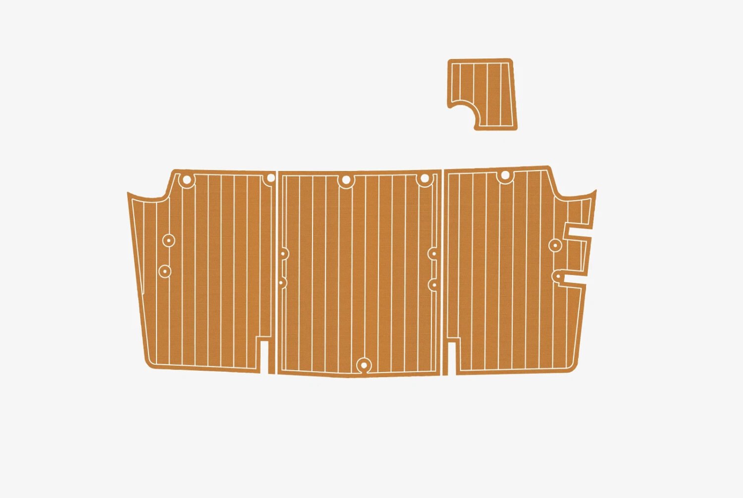 1 Kit EVA foam boat flooring 6mm 1996-2002 Bayliner 2855 Custom