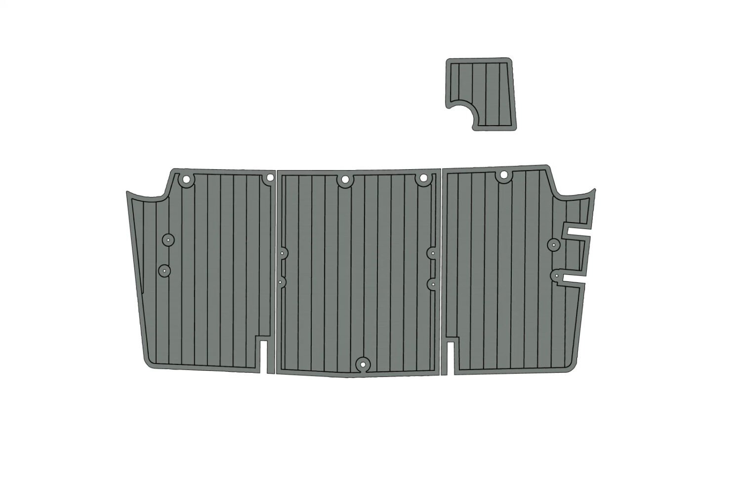 1 Kit EVA foam boat flooring 6mm 1996-2002 Bayliner 2855 Custom