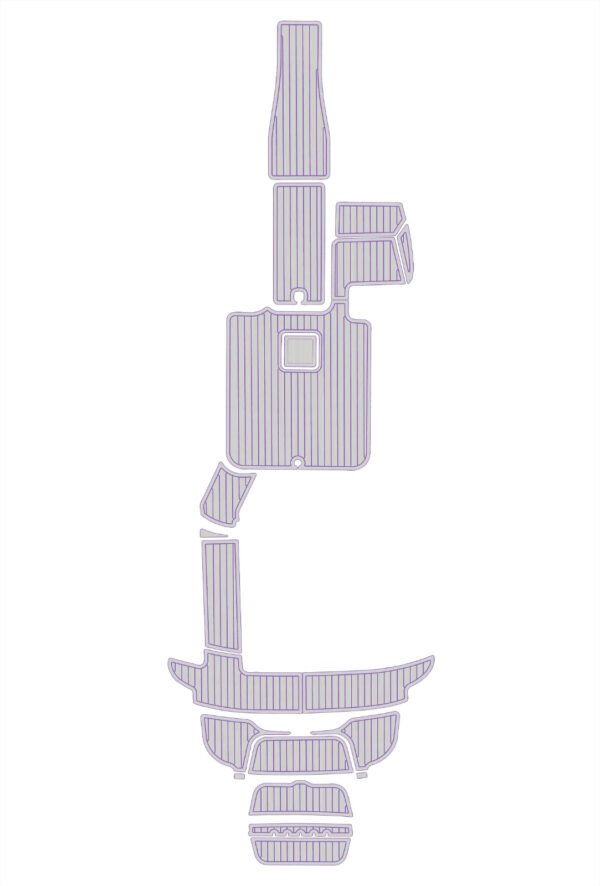 1 kit EVA foam boat flooring 6mm 2008-2012 COBALT 202