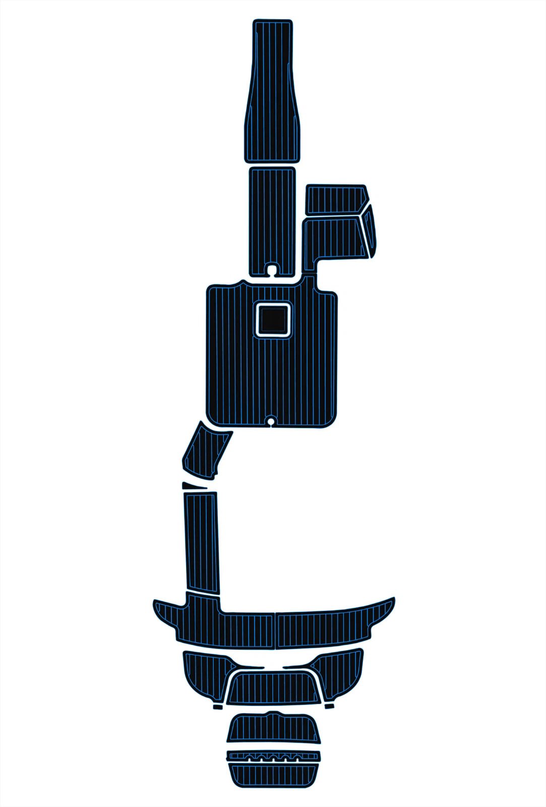 1 kit EVA foam boat flooring 6mm 2008-2012 COBALT 202