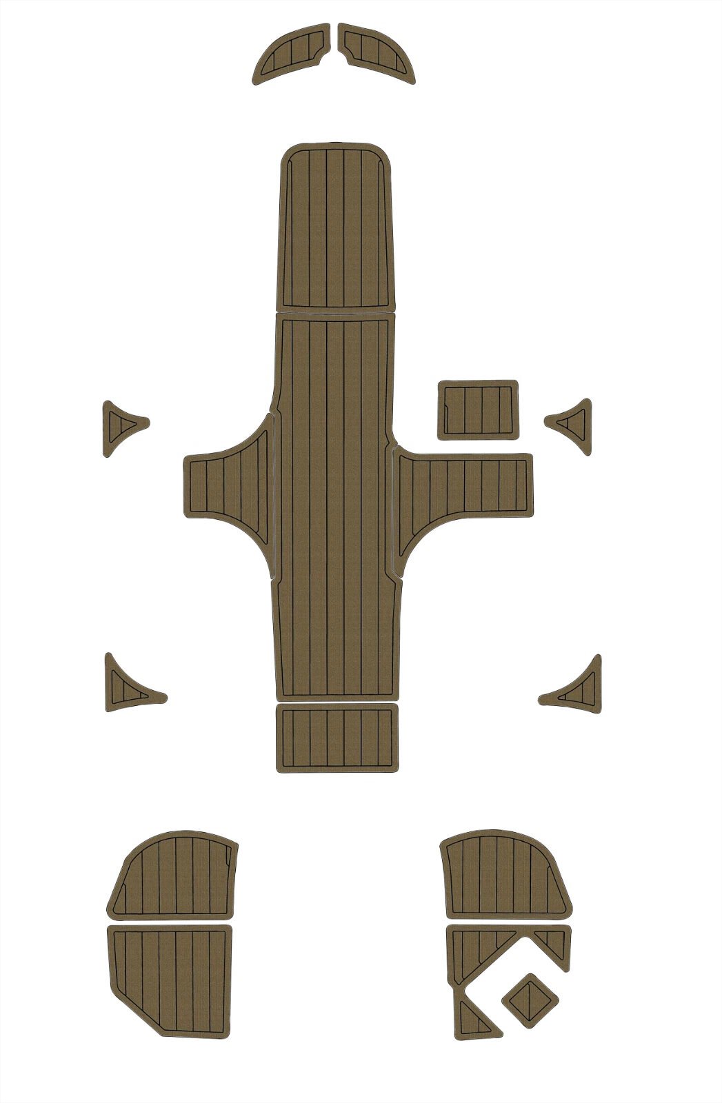 1 Kit EVA foam boat flooring 6mm 2013-2022 bayliner element E16