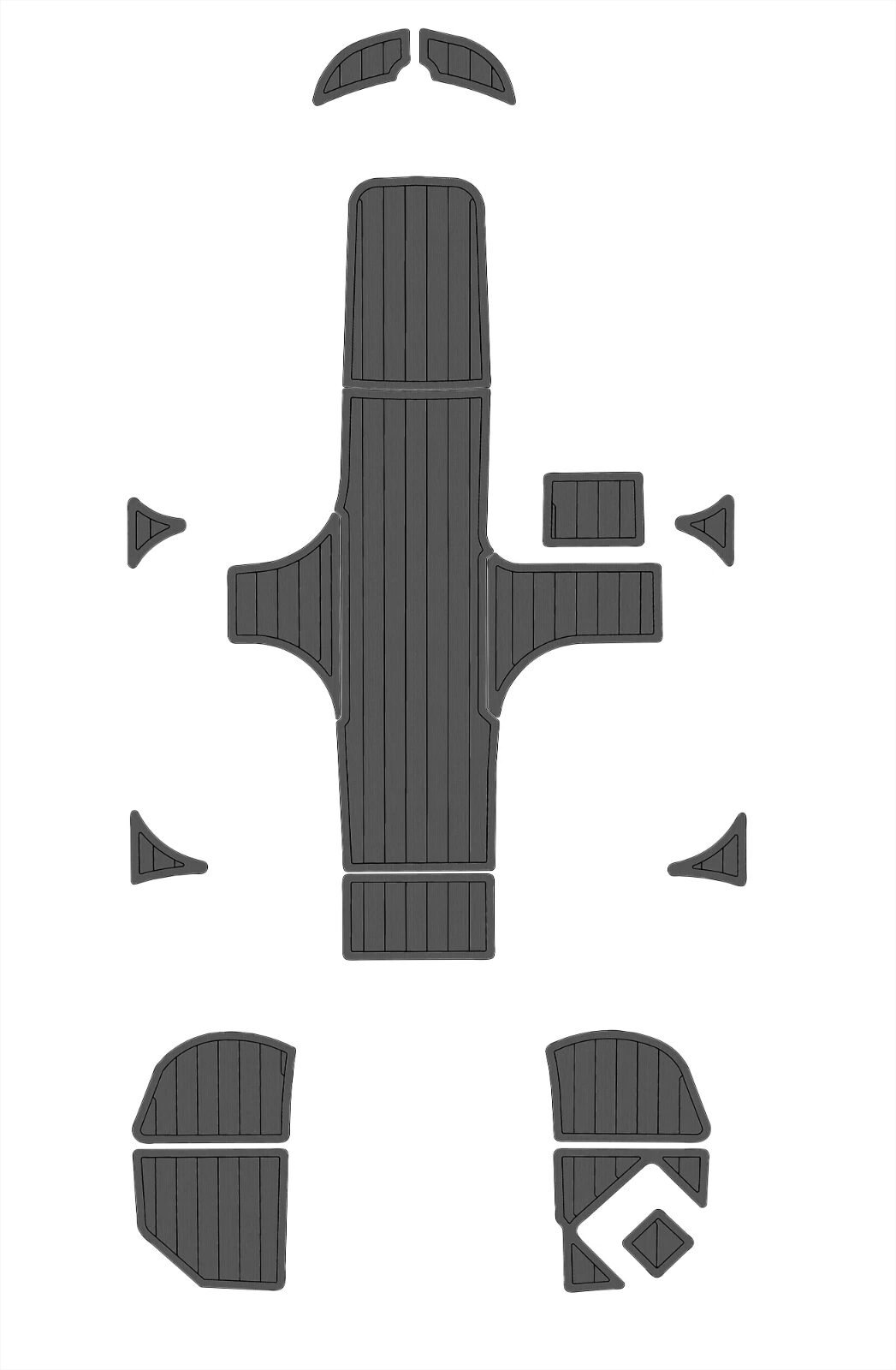 1 Kit EVA foam boat flooring 6mm 2013-2022 bayliner element E16