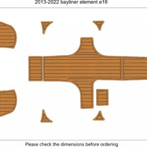 1 Kit EVA foam boat flooring 6mm 2013-2022 bayliner element E16
