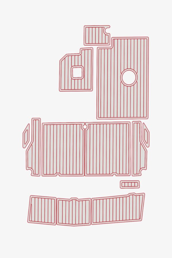 EVA foam boat flooring faux teak 1992 Bayliner Ciera 2655 2855 (11) 1 Kit EVA foam boat flooring faux teak 1992 Bayliner Ciera 2655 2855