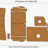 EVA foam boat flooring faux teak 1992 Bayliner Ciera 2655 2855 (2) 1 Kit EVA foam boat flooring faux teak 1992 Bayliner Ciera 2655 2855