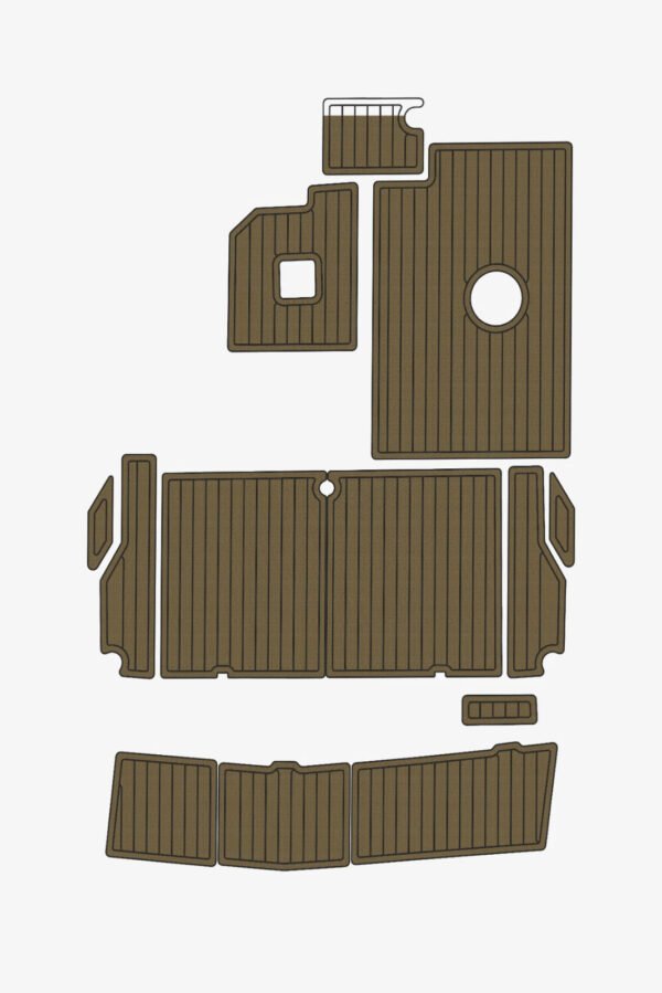 EVA foam boat flooring faux teak 1992 Bayliner Ciera 2655 2855 (6) 1 Kit EVA foam boat flooring faux teak 1992 Bayliner Ciera 2655 2855