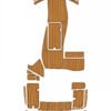 EVA foam boat flooring faux teak 6mm 2006-2014 Bayliner 197 (1) 1 Kit EVA foam boat flooring faux teak 6mm 2006-2014 Bayliner 197