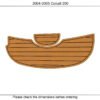 EVA foam boat flooring faux teak mat 2004-2005 Cobalt 200 (11) 1 Kit EVA foam boat flooring faux teak mat 2004-2005 Cobalt 200