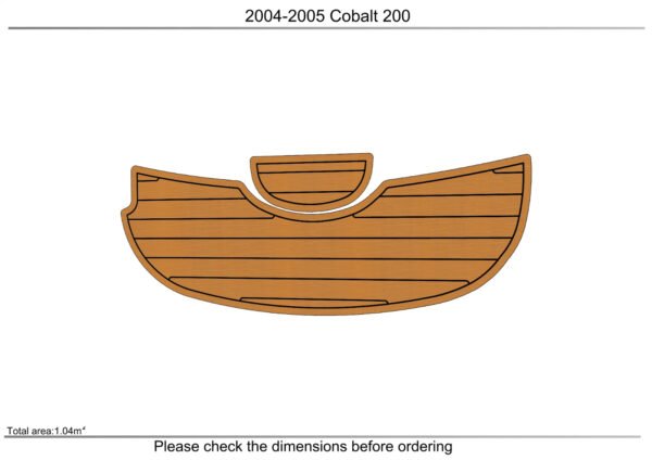 EVA foam boat flooring faux teak mat 2004-2005 Cobalt 200 (11) 1 Kit EVA foam boat flooring faux teak mat 2004-2005 Cobalt 200