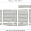 EVA foam boat flooring faux teak1988-1995 Bayliner 3288 3270 (3) 1 Kit EVA foam boat flooring faux teak 1988-1995 Bayliner 3288 3270