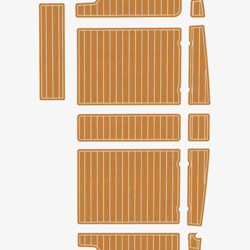 1 Kit EVA foam boat flooring faux teak 1988-1995 Bayliner 3288 3270