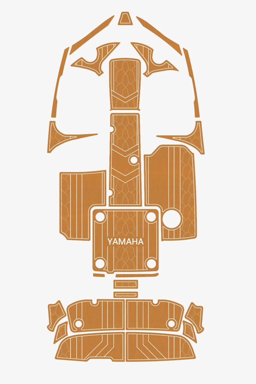 1 Kit EVA foam faux marine floor 6mm 2015 YAMAHA AR 190 Cockpit Swim