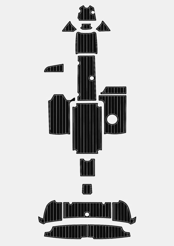 EVA foam faux floor 6mm 2017-2021 Yamaha ARSX 210 212X (12) 1 Kit EVA foam faux teak boat floor 6mm 2017-2021 Yamaha ARSX 210 212X