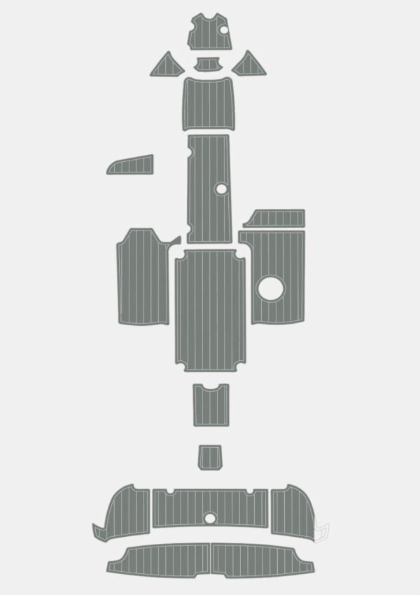 EVA foam faux floor 6mm 2017-2021 Yamaha ARSX 210 212X (17) 1 Kit EVA foam faux teak boat floor 6mm 2017-2021 Yamaha ARSX 210 212X