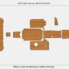 EVA foam faux floor 6mm 2017-2021 Yamaha ARSX 210 212X (6) 1 Kit EVA foam faux teak boat floor 6mm 2017-2021 Yamaha ARSX 210 212X