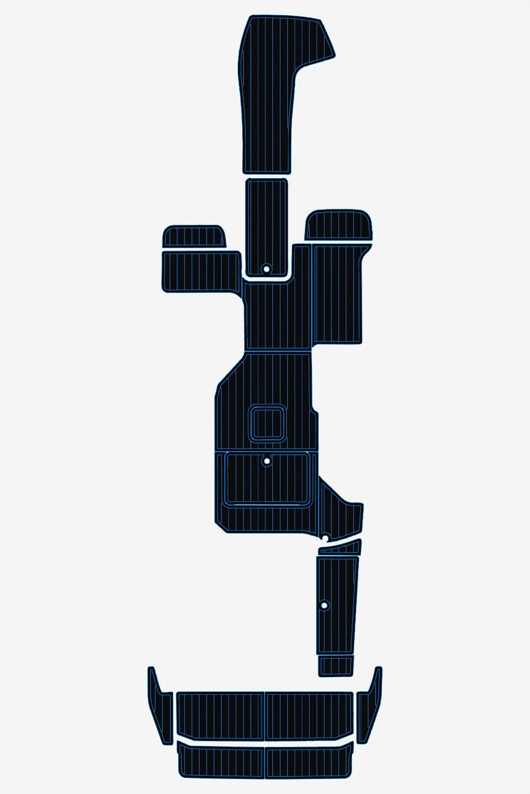 EVA foam faux floor teak mat 6mm 2012-2013 Cobalt A28 (13) 1 Kit EVA foam floor faux teak mat 6mm 2012-2013 Cobalt A28