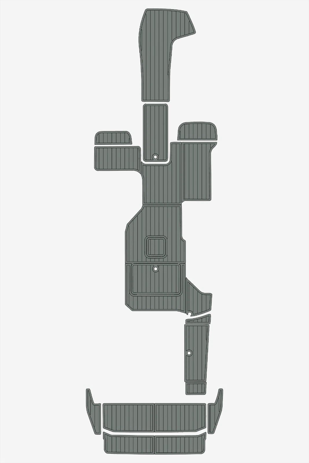 EVA foam faux floor teak mat 6mm 2012-2013 Cobalt A28 (4) 1 Kit EVA foam floor faux teak mat 6mm 2012-2013 Cobalt A28