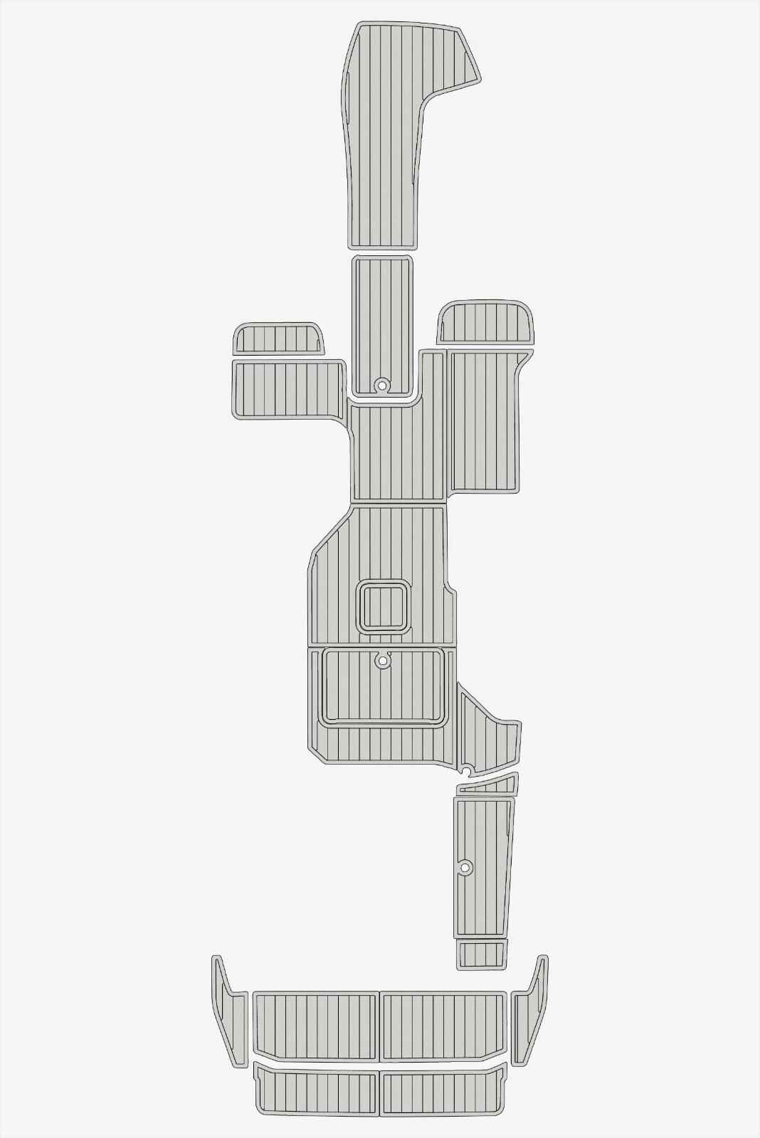 EVA foam faux floor teak mat 6mm 2012-2013 Cobalt A28 (6) 1 Kit EVA foam floor faux teak mat 6mm 2012-2013 Cobalt A28