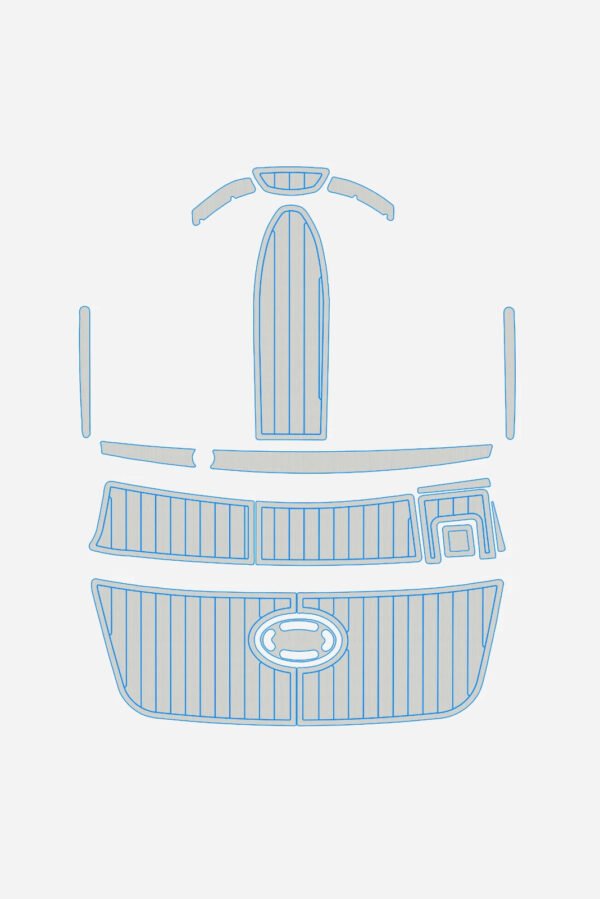 EVA foam faux marine deck flooring 2005 Bayliner 185 Bowrider (10) 1 Kit EVA foam faux marine deck flooring 2005 Bayliner 185 Bowrider