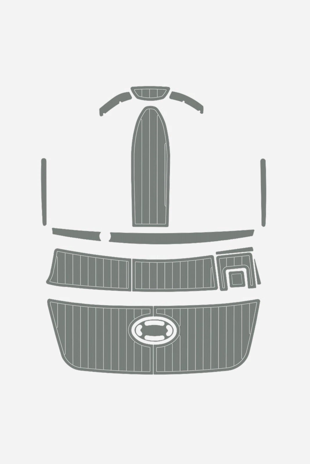 EVA foam faux marine deck flooring 2005 Bayliner 185 Bowrider (8) 1 Kit EVA foam faux marine deck flooring 2005 Bayliner 185 Bowrider