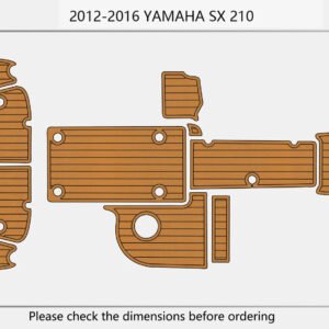 EVA foam faux mat floor 6mm 2012--2016 Yamaha SX 210 (1) 1 Kit EVA foam faux boat floor 6mm 2012-2016 Yamaha SX 210