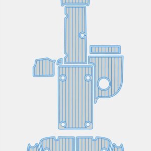 EVA foam faux mat floor 6mm 2012--2016 Yamaha SX 210 (15) 1 Kit EVA foam faux boat floor 6mm 2012-2016 Yamaha SX 210