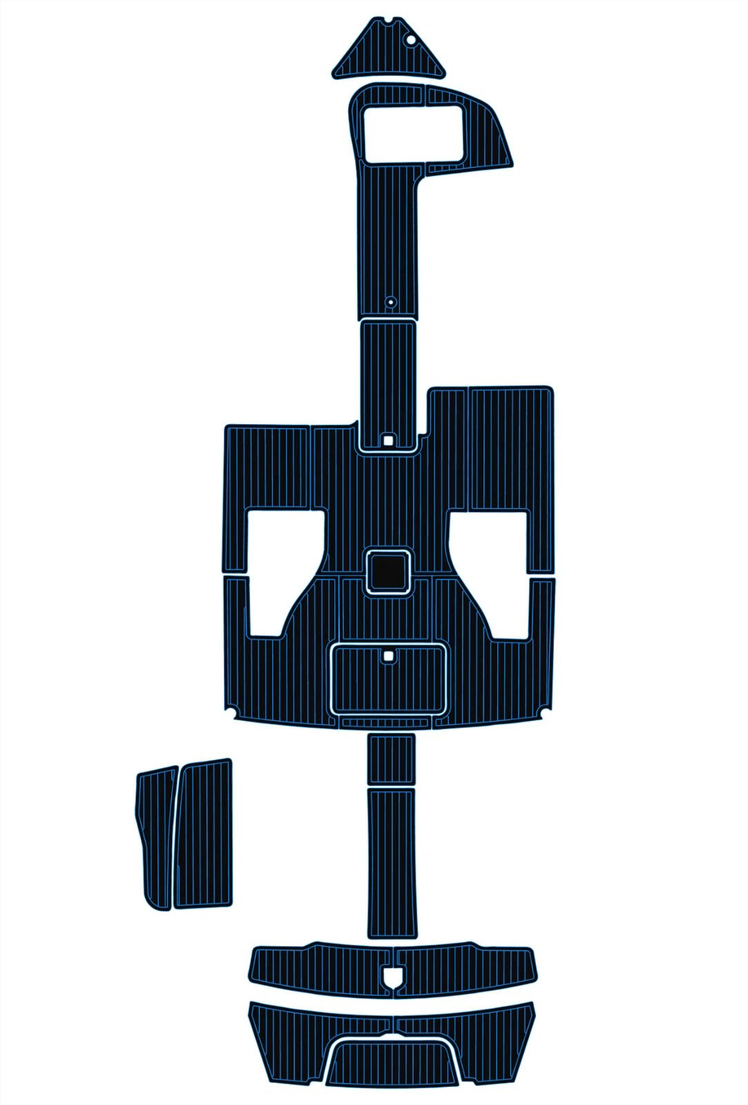 1 Kit EVA foam faux mat flooring 6mm 2012-2016 Cobalt 296