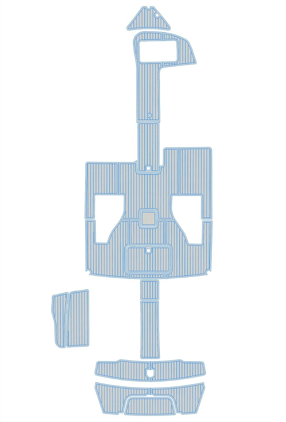 1 Kit EVA foam faux mat flooring 6mm 2012-2016 Cobalt 296