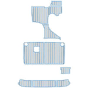 1 Kit EVA foam faux teak boat floor 6mm 2000-2002 Bayliner 2455