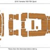 EVA foam faux teak decking marine floor 2016-2017 Yamaha 190 (13) 1 Kit EVA foam faux teak decking marine floor 2016-2017 Yamaha 190