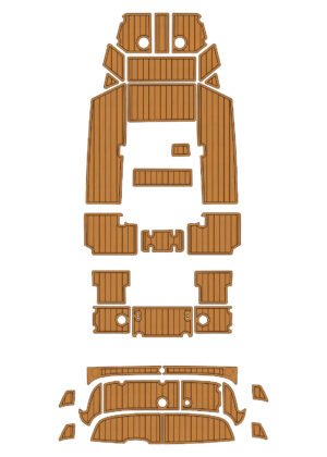 EVA foam faux teak decking marine floor 2016-2017 Yamaha 190 (4) 1 Kit EVA foam faux teak decking marine floor 2016-2017 Yamaha 190