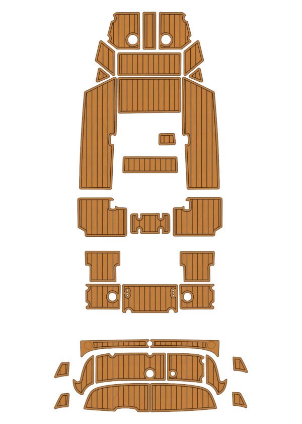 EVA foam faux teak decking marine floor 2016-2017 Yamaha 190 (4) 1 Kit EVA foam faux teak decking marine floor 2016-2017 Yamaha 190