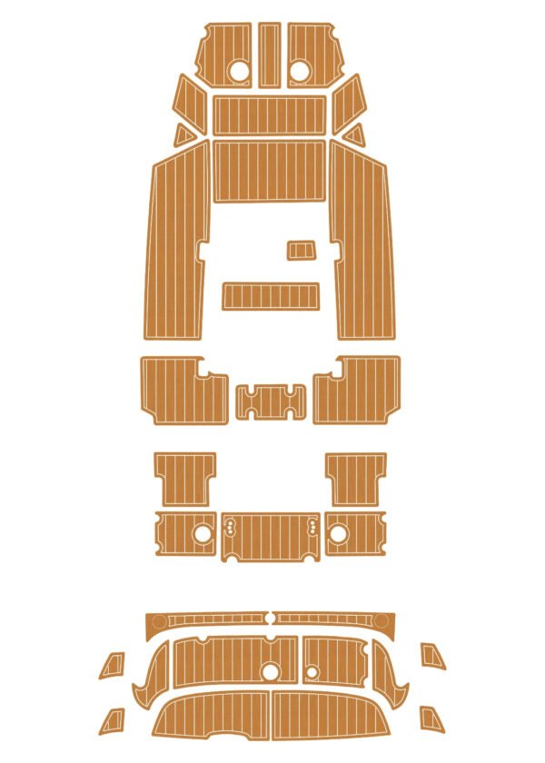 EVA foam faux teak decking marine floor 2016-2017 Yamaha 190 (5) 1 Kit EVA foam faux teak decking marine floor 2016-2017 Yamaha 190