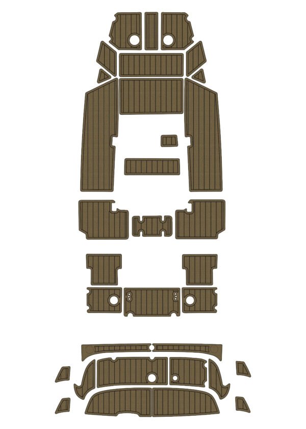 EVA foam faux teak decking marine floor 2016-2017 Yamaha 190 (6) 1 Kit EVA foam faux teak decking marine floor 2016-2017 Yamaha 190