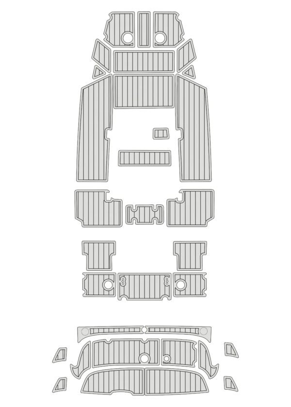EVA foam faux teak decking marine floor 2016-2017 Yamaha 190 (9) 1 Kit EVA foam faux teak decking marine floor 2016-2017 Yamaha 190