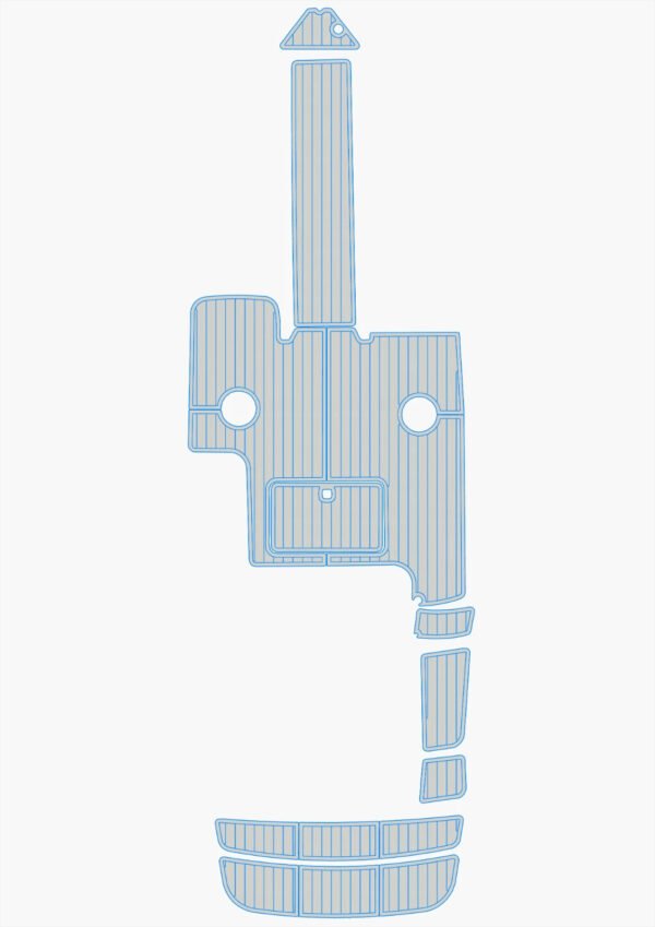 EVA foam faux teak floor 2009-2011 Cobalt 232 WSS (7) 1 Kit EVA foam faux teak floor 2009-2011 Cobalt 232 WSS