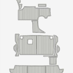 1 Kit EVA foam faux teak floor Anti-slip mat 2000-2001 Bayliner 2855