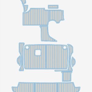 1 Kit EVA foam faux teak floor Anti-slip mat 2000-2001 Bayliner 2855