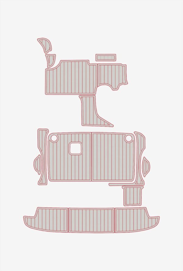 EVA foam faux teak floor Anti-slip mat 2000-2001 Bayliner 2855 (17) 1 Kit EVA foam faux teak floor Anti-slip mat 2000-2001 Bayliner 2855