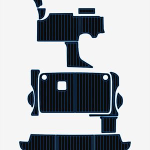 1 Kit EVA foam faux teak floor Anti-slip mat 2000-2001 Bayliner 2855