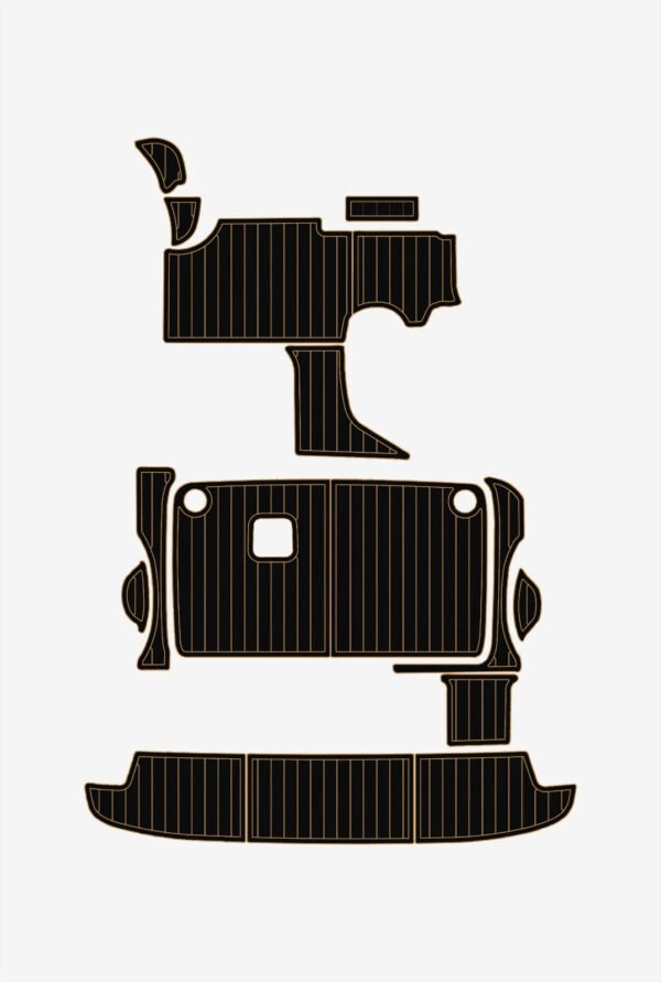 EVA foam faux teak floor Anti-slip mat 2000-2001 Bayliner 2855 (4) 1 Kit EVA foam faux teak floor Anti-slip mat 2000-2001 Bayliner 2855