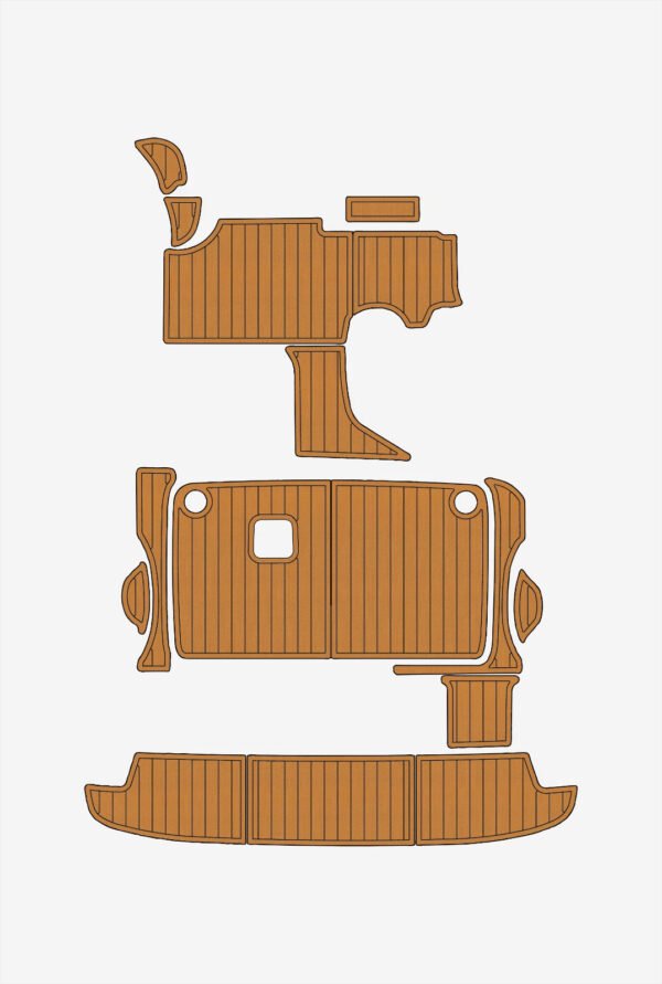 EVA foam faux teak floor Anti-slip mat 2000-2001 Bayliner 2855 (9) 1 Kit EVA foam faux teak floor Anti-slip mat 2000-2001 Bayliner 2855